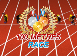 100 Meter Race: Dash Game